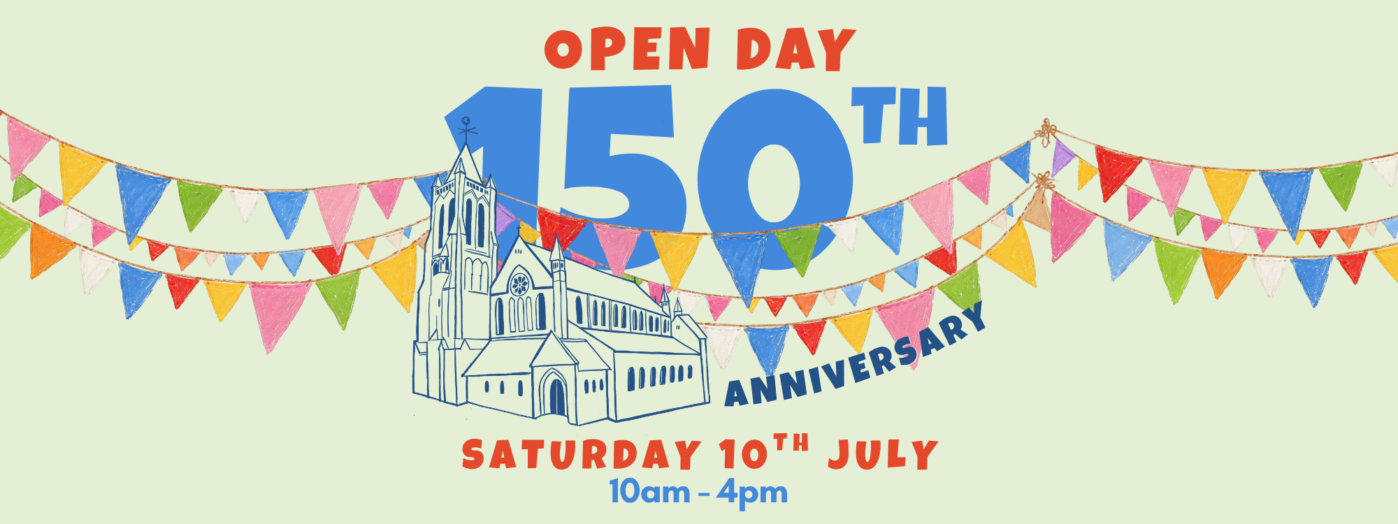 150 anniversary banner